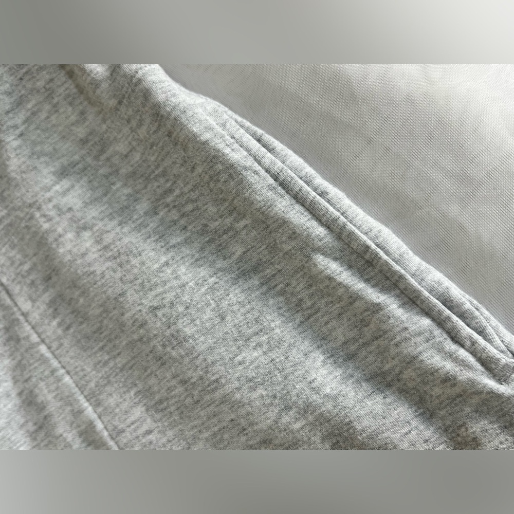 Lou & Grey Signature Soft Hooded Gray T-Shirt Dress Size Medium - Picture 6 of 9